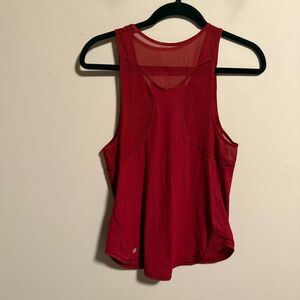Lululemon Sculpt Tank II Dark Sport Red- Size Small